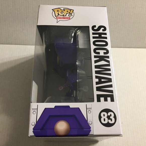 NEW 2021 SDCC Shared Transformers Shockwave Funko Pop Figure #83 - Picture 4 of 8